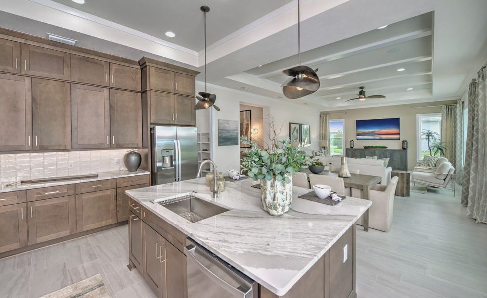 Furnished interior view inside a new home in Oakmont, Gainesville (Image 5). Furnished interior view inside a new home in Oakmont, Gainesville (Image 5).