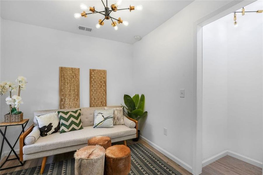 Furnished interior view inside a new home in , Atlanta (Image 4).