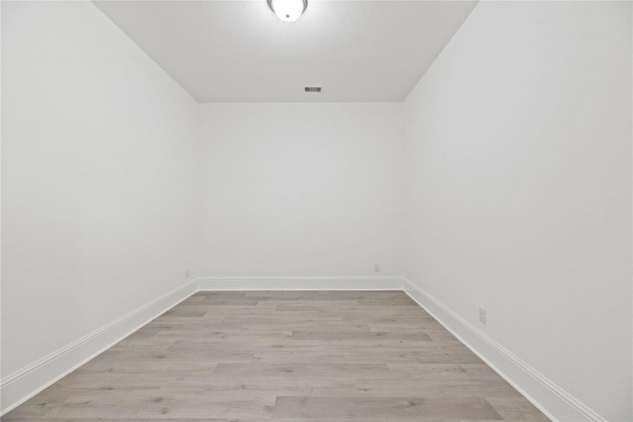 This climate-controlled Texas basement offers a rare and versatile space. Ideal for organized storage, a hobby room, or even a secondary office. This room is located near the garage and kept cool and comfortable year-round for ultimate convenience.