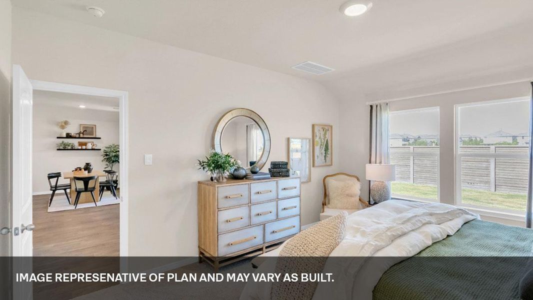 Furnished interior view inside a new home in Southgrove, Kyle (Image 5).