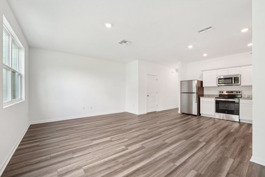 Representative unfurnished interior of a home built from the Nebula by Starlight Homes in Aster Towns, Summerville (Image 14).