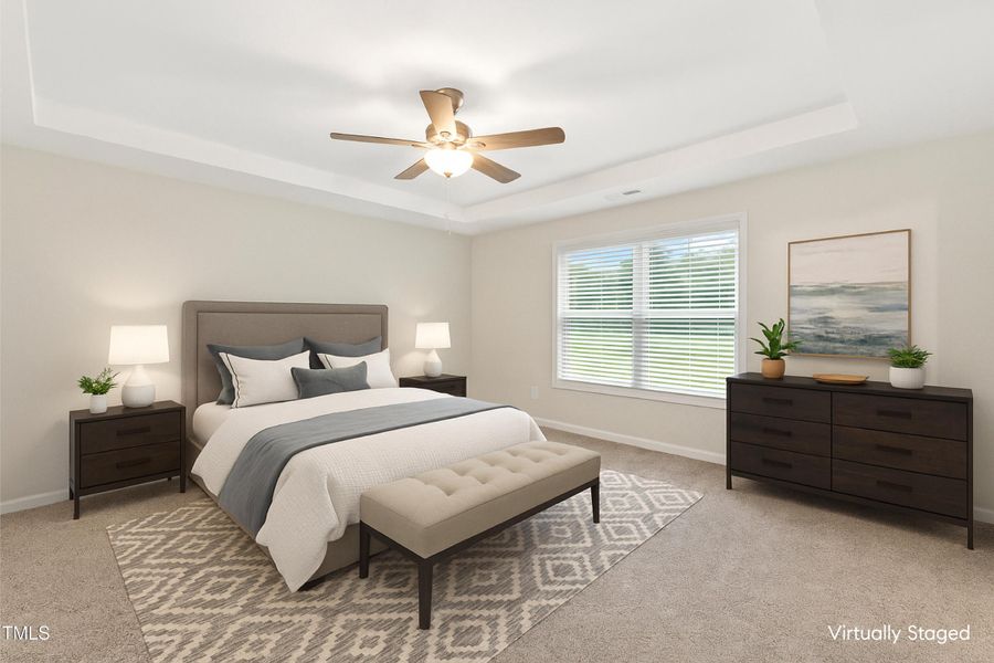 Bedroom Staged Bedroom Staged