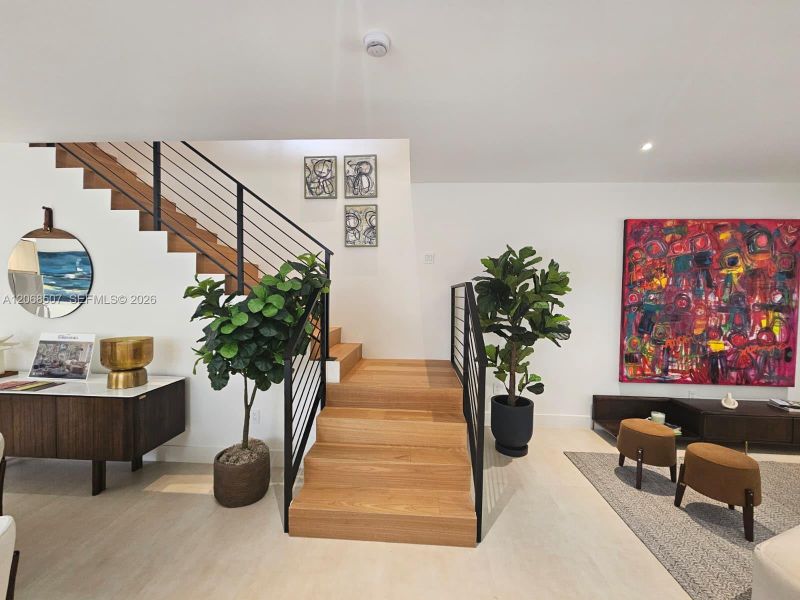 Furnished interior view inside a new home in , Miami (Image 26). Furnished interior view inside a new home in , Miami (Image 26).