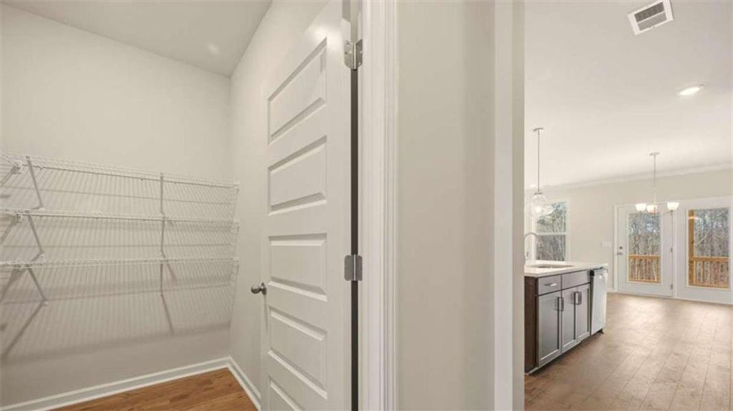 Spacious, unfurnished interior of a new home in The Gates at Pates Creek, Hampton (Image 15).