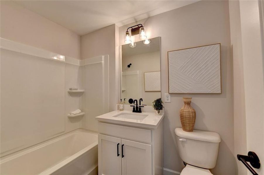 Furnished interior view inside a new home in East Park Village, Kennesaw (Image 27). Furnished interior view inside a new home in East Park Village, Kennesaw (Image 27).