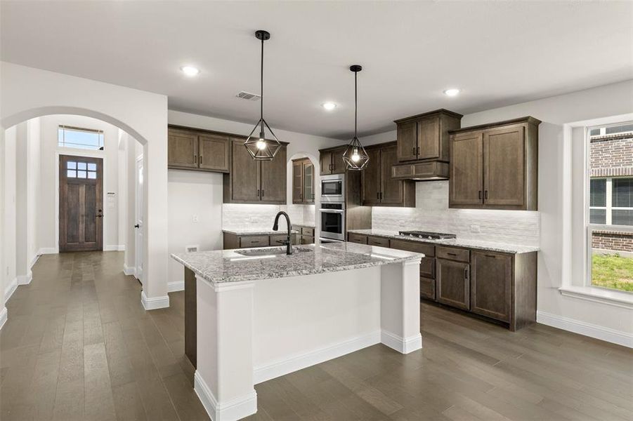 Furnished interior view inside a new home in Lovers Landing, Forney (Image 8). Furnished interior view inside a new home in Lovers Landing, Forney (Image 8).