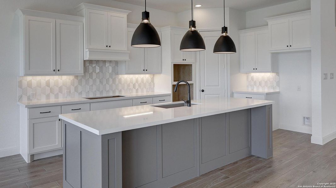 Furnished interior view inside a new home in Kallison Ranch 60', San Antonio (Image 7).