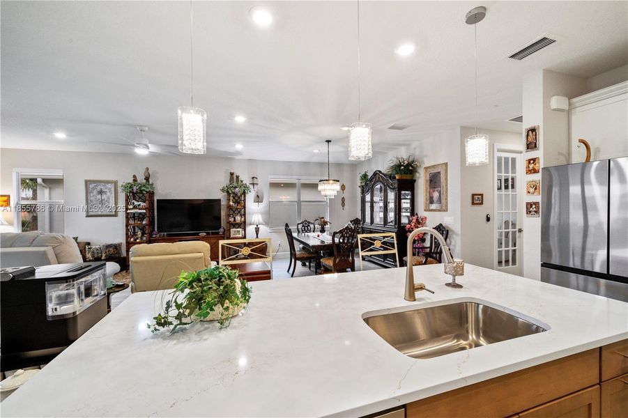 Furnished interior view inside a new home in Del Webb Tradition, Port St. Lucie (Image 8).