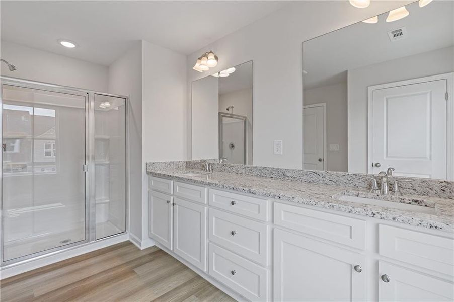 Furnished interior view inside a new home in , Dacula (Image 5).