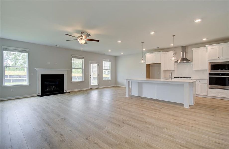 Spacious, unfurnished interior of a new home in Grandview at Millers Mill, Stockbridge (Image 22). Spacious, unfurnished interior of a new home in Grandview at Millers Mill, Stockbridge (Image 22).