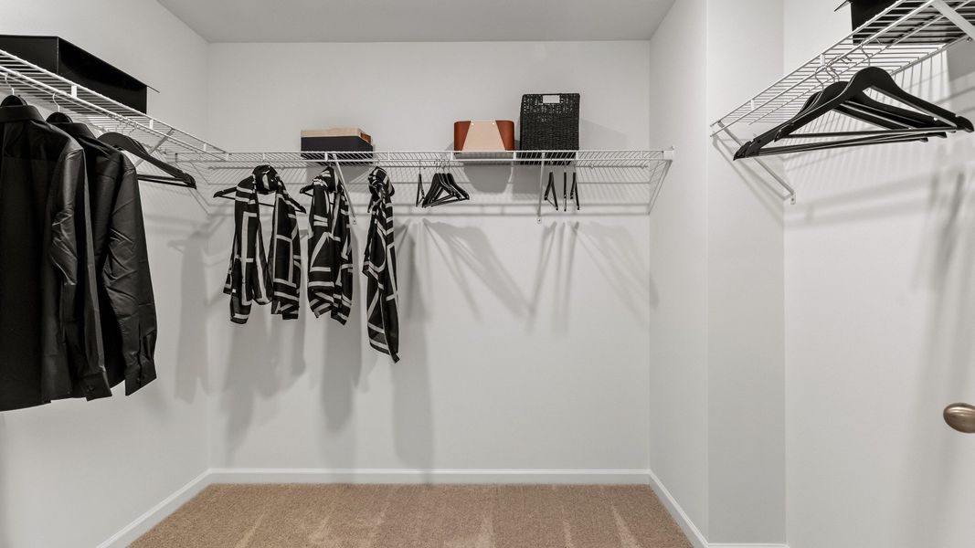 Representative furnished interior of a home built from the Millhaven by DRB Homes in Enclave at Evergreen, Fairburn (Image 33).