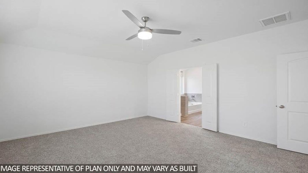 Spacious, unfurnished interior of a new home in Sunterra, Katy (Image 21).