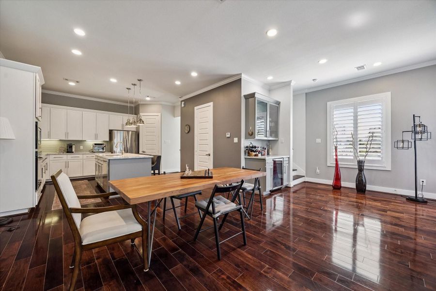 Furnished interior view inside a new home in , Houston (Image 4). Furnished interior view inside a new home in , Houston (Image 4).