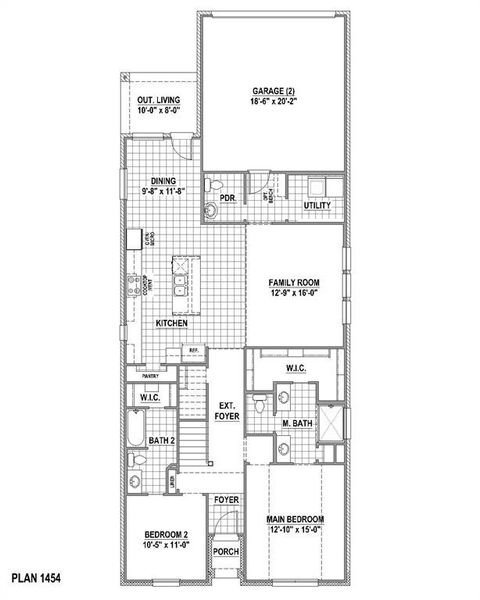 1st Level Floor Plan