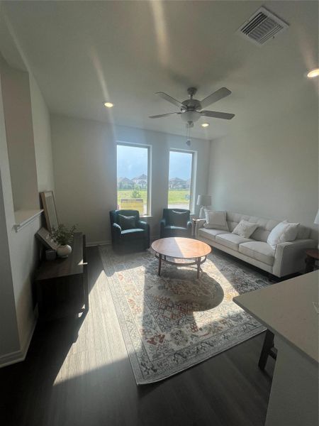 Furnished interior view inside a new home in , San Marcos (Image 14).