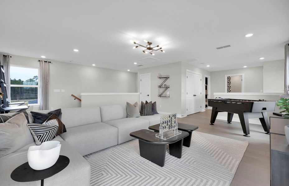 Furnished interior view inside a new home in Murray Farms, Middleburg (Image 7). Furnished interior view inside a new home in Murray Farms, Middleburg (Image 7).