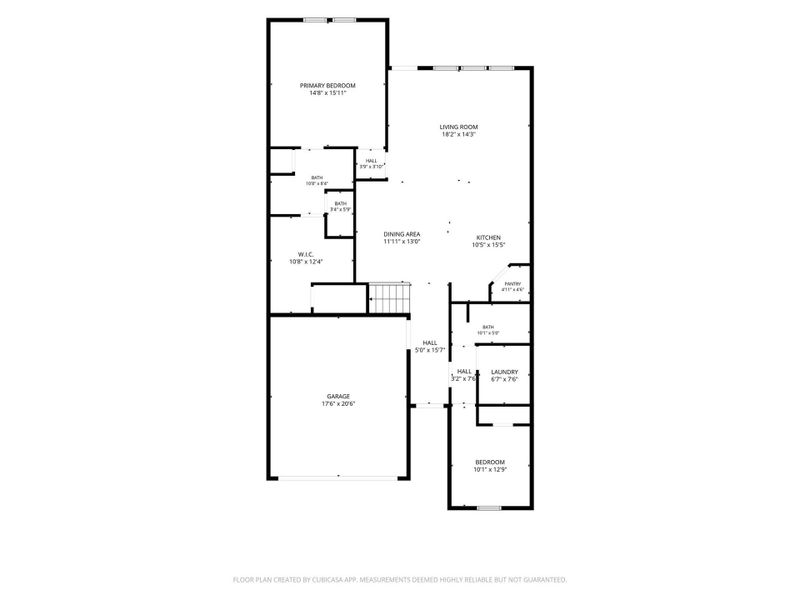 Lower level floor plan
