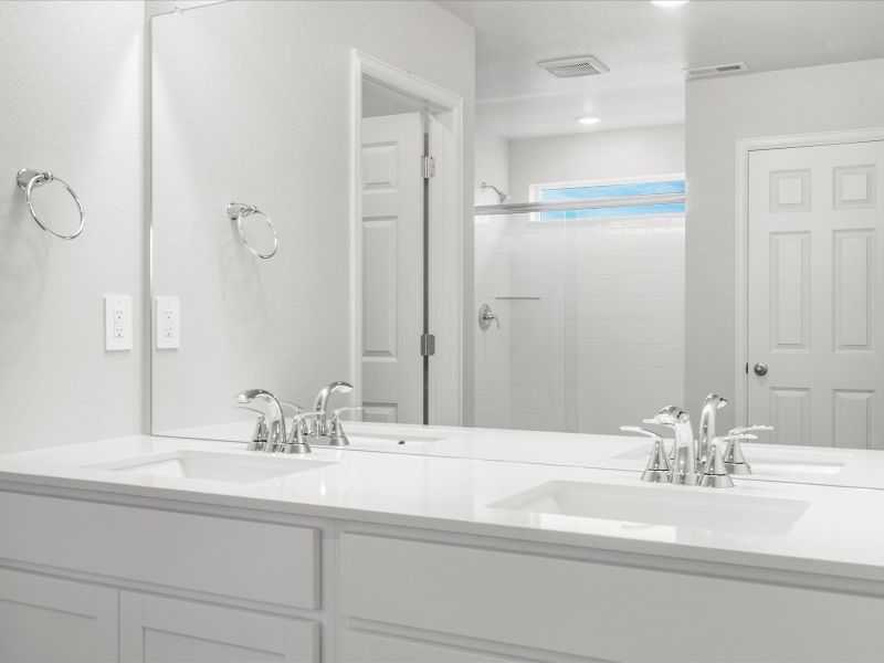 Close-up of interior finishes inside a home in Buffalo Highlands: The Canyon Collection, Commerce City (Image 6). Close-up of interior finishes inside a home in Buffalo Highlands: The Canyon Collection, Commerce City (Image 6).