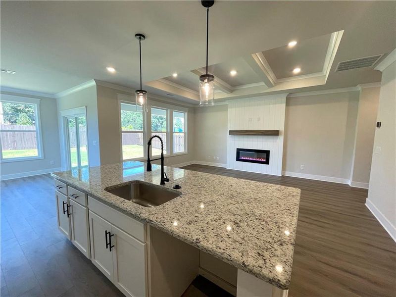 Furnished interior view inside a new home in Summerlin, Winder (Image 3).