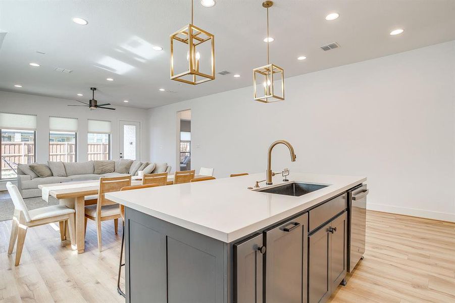 Furnished interior view inside a new home in Walsh 70', Fort Worth (Image 11).