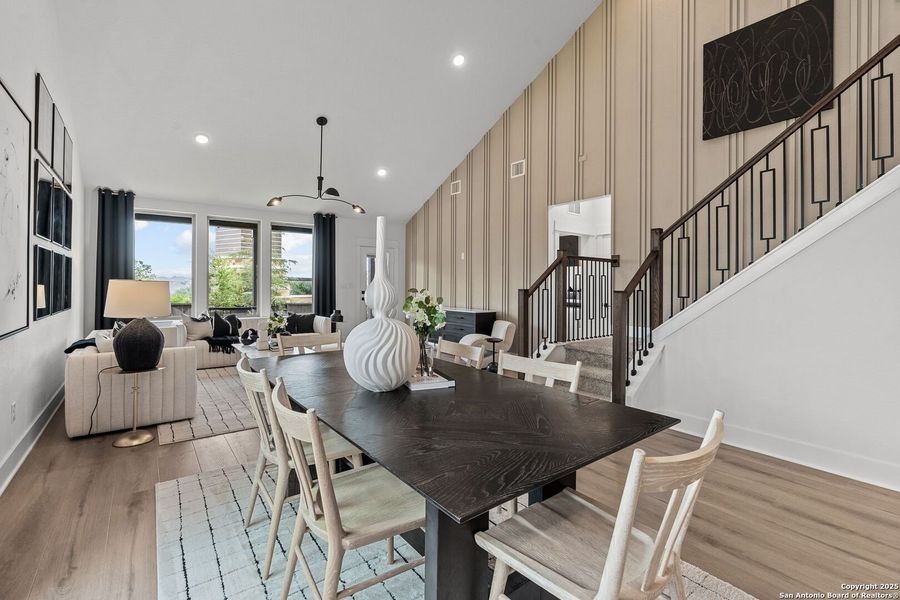 Furnished interior view inside a new home in Bison Ridge, San Antonio (Image 21).