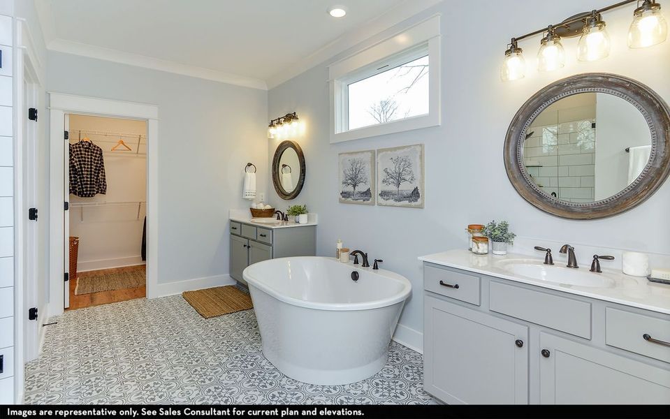 Furnished interior view inside a new home in Dorris Farm, White House (Image 16).