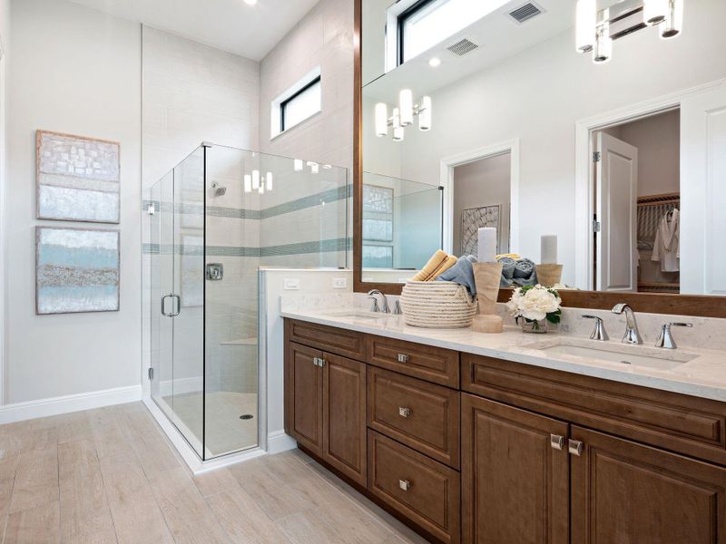 Furnished interior view inside a new home in PGA Village Verano, Port St. Lucie (Image 18).