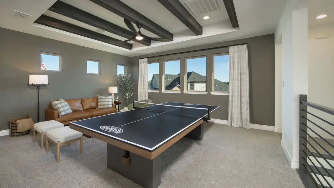 Furnished interior view inside a new home in Parkside Peninsula, Georgetown (Image 6).