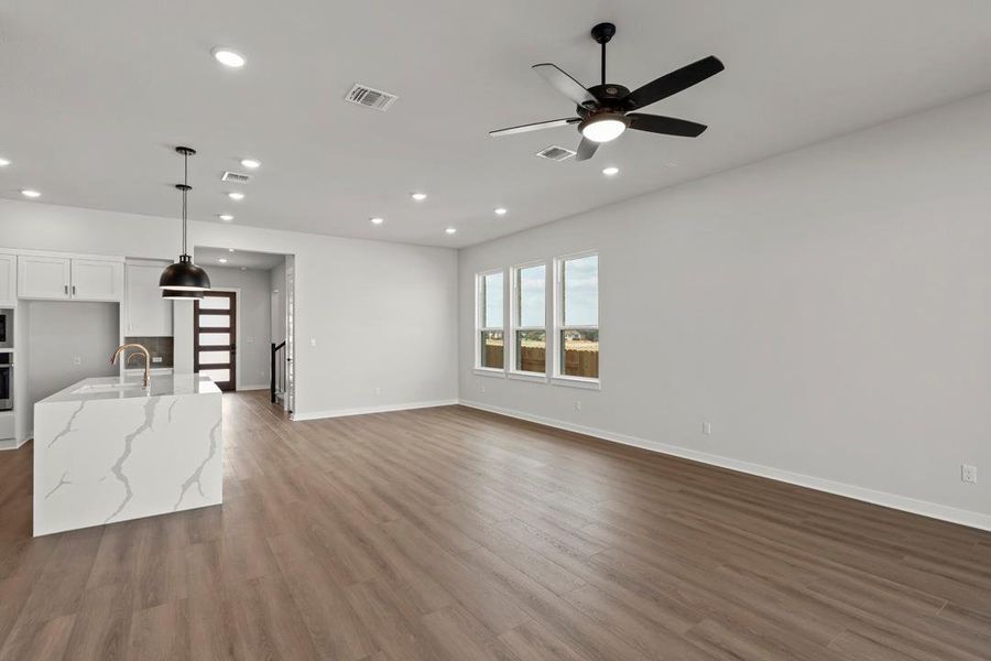 Spacious, unfurnished interior of a new home in Lariat, Liberty Hill (Image 36). Spacious, unfurnished interior of a new home in Lariat, Liberty Hill (Image 36).