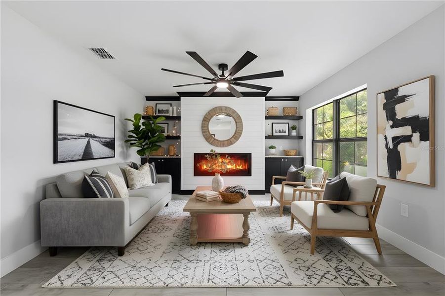 Furnished interior view inside a new home in , Auburndale (Image 13).