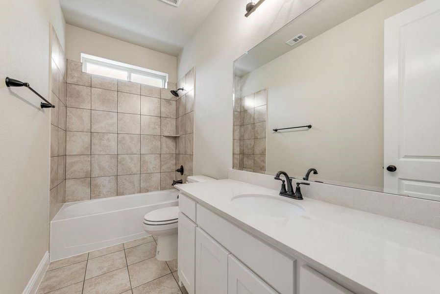 Furnished interior view inside a new home in Monterra, Fate (Image 10). Furnished interior view inside a new home in Monterra, Fate (Image 10).