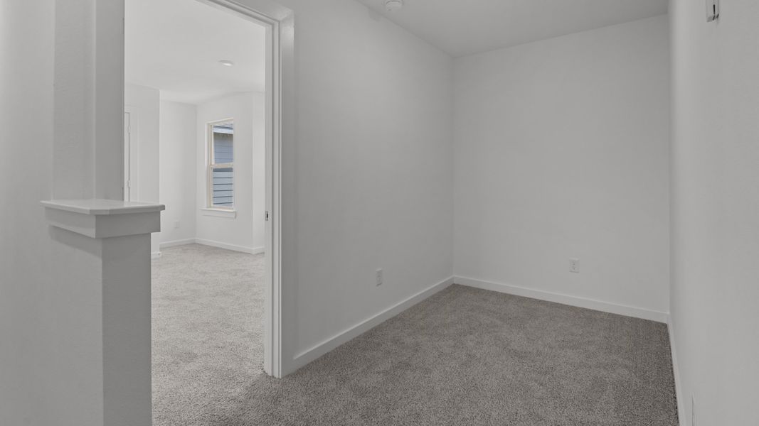 Representative unfurnished interior of a home built from the The Jayde by D.R. Horton in Overlook West, Wolfforth (Image 25). Representative unfurnished interior of a home built from the The Jayde by D.R. Horton in Overlook West, Wolfforth (Image 25).