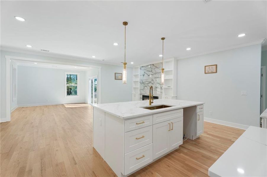 Furnished interior view inside a new home in , Summerville (Image 12).
