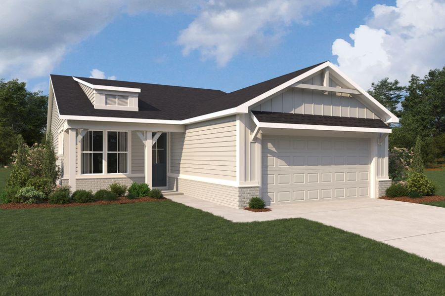 Representative exterior photo of a completed home built from the Cayman by Mattamy Homes in RiverTown - WaterSong, St. Johns, FL (Image 15). Representative exterior photo of a completed home built from the Cayman by Mattamy Homes in RiverTown - WaterSong, St. Johns, FL (Image 15).