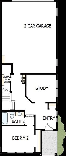 2D floor plan layout of this home in Kinston Mainstreet Townhomes, Loveland, CO (Image 2). 2D floor plan layout of this home in Kinston Mainstreet Townhomes, Loveland, CO (Image 2).