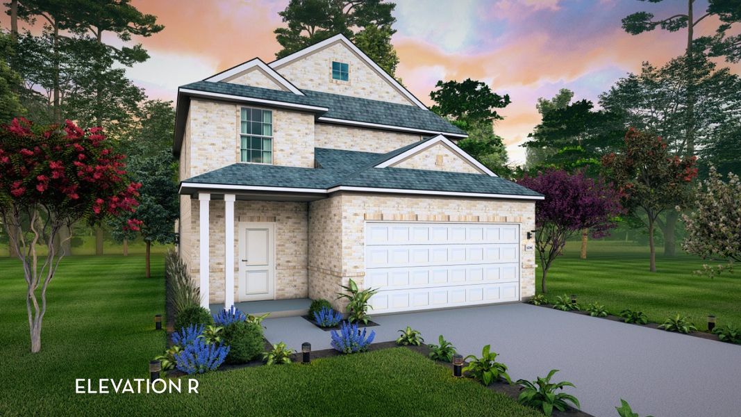 Representative exterior photo of a completed home built from the Hickory by CastleRock Communities in Westridge, McKinney, TX (Image 2). Representative exterior photo of a completed home built from the Hickory by CastleRock Communities in Westridge, McKinney, TX (Image 2).