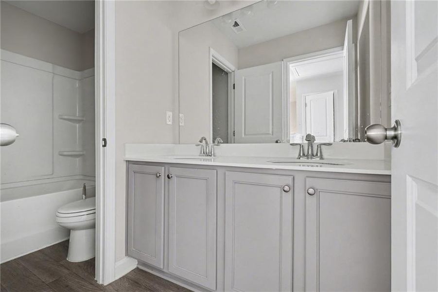 Furnished interior view inside a new home in , Austell (Image 13).