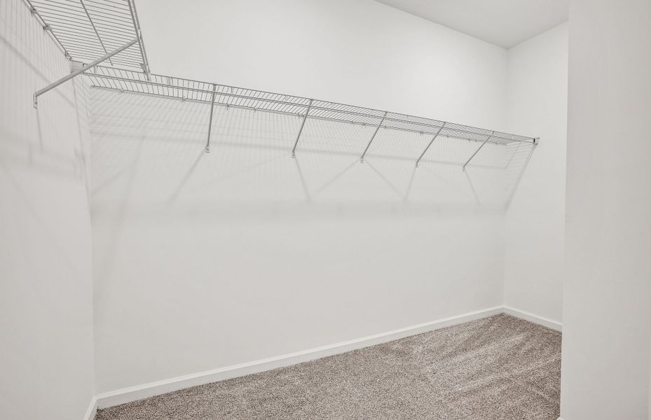 Representative unfurnished interior of a home built from the Kirby by Pulte Homes in Wimberly, Willow Spring (Image 16).