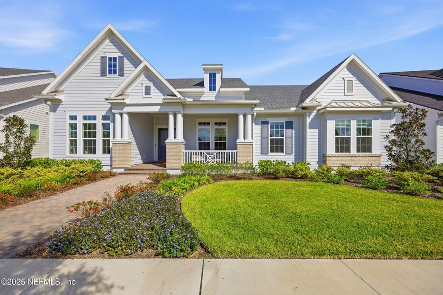 Front exterior of a new home in , Jacksonville, FL, highlighting curb appeal (Image 2).