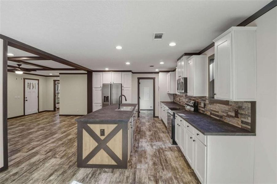 Furnished interior view inside a new home in , Eatonton (Image 7).