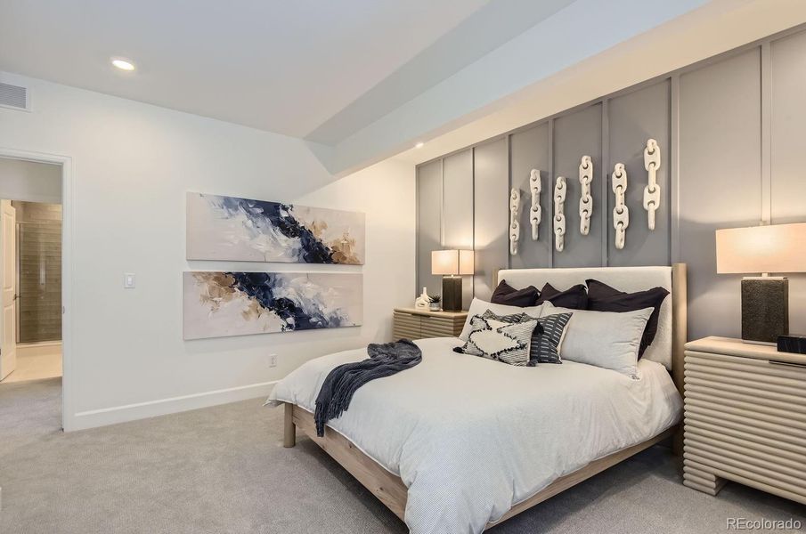 Furnished interior view inside a new home in , Parker (Image 38).