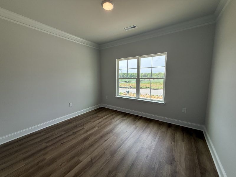 Spacious, unfurnished interior of a new home in Miller's Reserve, Winston-Salem (Image 19). Spacious, unfurnished interior of a new home in Miller's Reserve, Winston-Salem (Image 19).