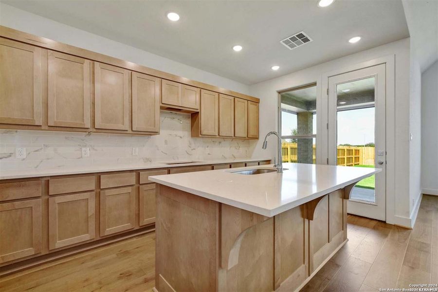 Furnished interior view inside a new home in Alsatian Oaks, Castroville (Image 5).