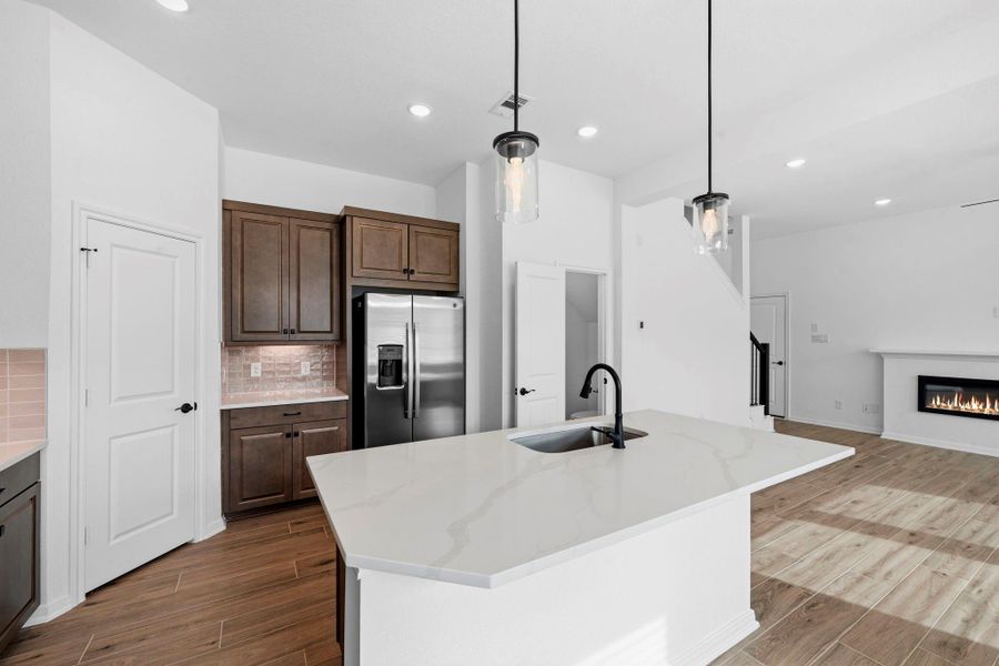 Furnished interior view inside a new home in Woodforest, Montgomery (Image 6).