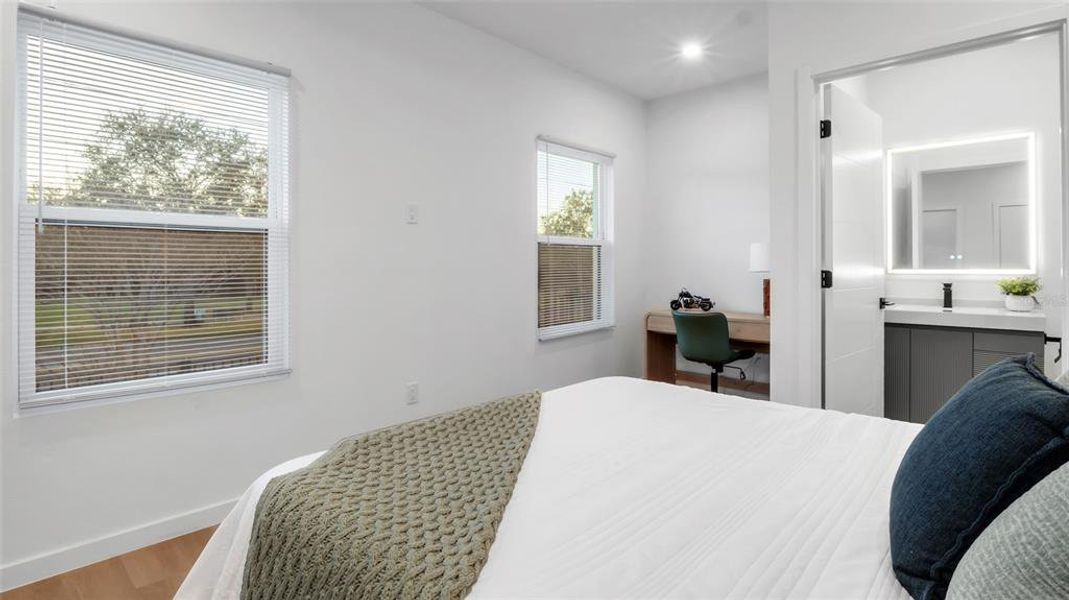 Furnished interior view inside a new home in , St. Petersburg (Image 31).