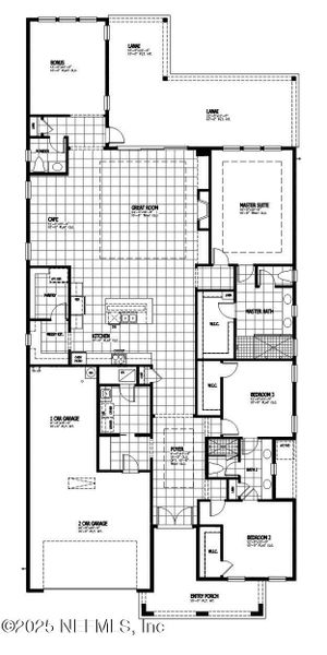 2D floor plan layout of this home in , St. Augustine, FL (Image 2). 2D floor plan layout of this home in , St. Augustine, FL (Image 2).