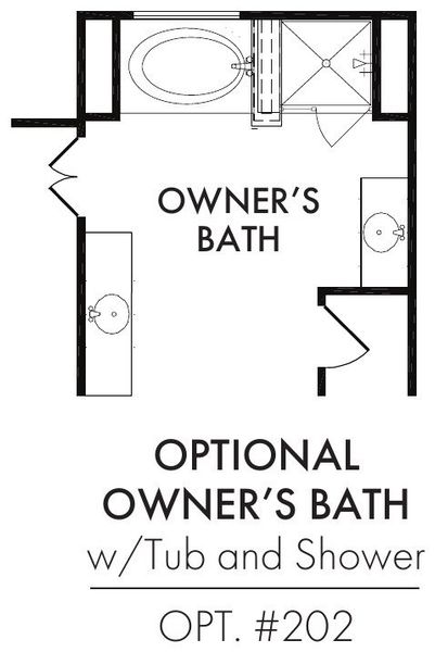 Master Bath – Tub Shower 1/2 Wall Master Bath – Tub Shower 1/2 Wall