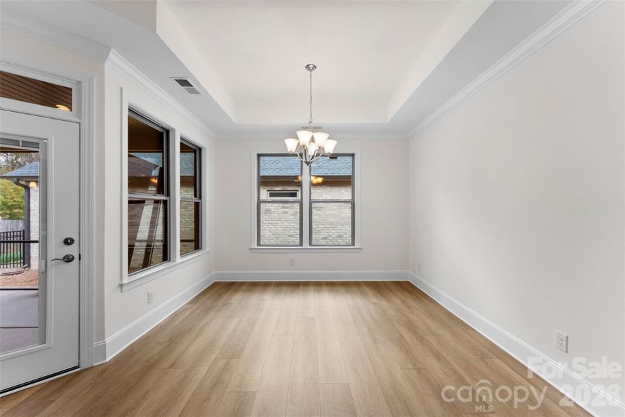 Spacious, unfurnished interior of a new home in The Courtyards on New Hope, Gastonia (Image 24). Spacious, unfurnished interior of a new home in The Courtyards on New Hope, Gastonia (Image 24).