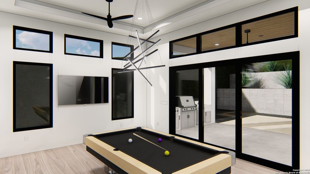 Furnished interior view inside a new home in , San Antonio (Image 10).