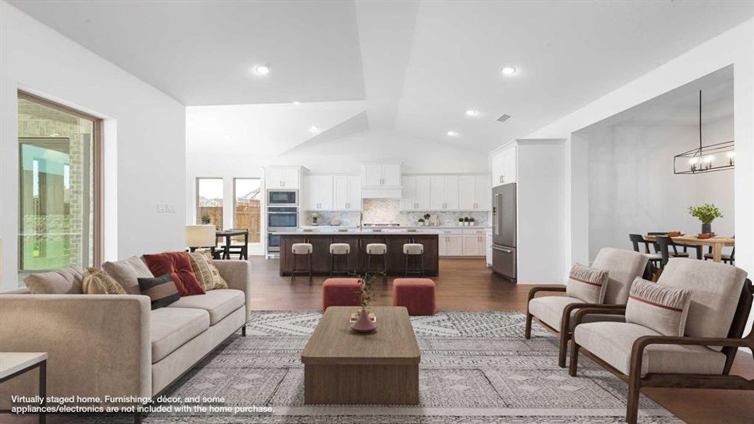 Furnished interior view inside a new home in Terraces 72', Rockwall (Image 11). Furnished interior view inside a new home in Terraces 72', Rockwall (Image 11).